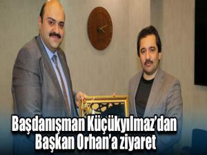 Başdanışman Küçükyılmazdan Başkan Orhana ziyaret