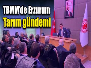 TBMMde Erzurum Tarım gündemi