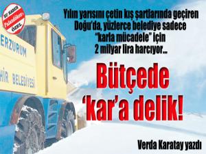 Bütçede kara delik