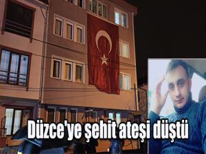 Düzce'ye şehit ateşi düştü