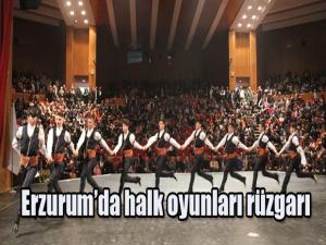 Erzurumda halk oyunları rüzgarı