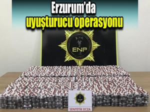 Erzurumda uyuşturucu operasyonu