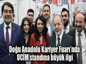 Doğu Anadolu Kariyer Fuarında UCİM standına büyük ilgi