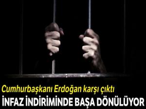 İnfaz indiriminde başa' dönülüyor
