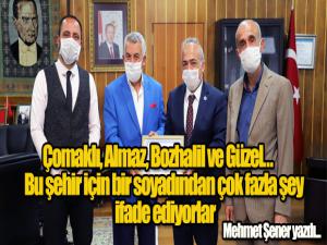 Çomaklı, Almaz, Bozhalil ve Güzel
Bu şehir için bir soyadından çok fazla şey ifade ediyorlar.