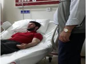 Hayvanlarını otlatan kuzenlere ayı saldırdı