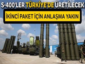 S-400'ler Türkiye'de üretilecek