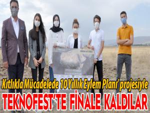 Kıtlıkla Mücadelede 10 Yıllık Eylem Planı projesiyle Teknofestte finale kaldılar