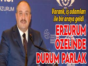 Bakan Varank, Erzurumda iş adamları ile bir araya geldi