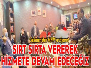 Başkan Sekmenden Karataşa hayırlı olsun ziyareti