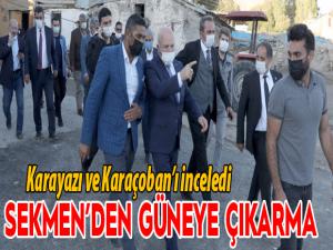 Başkan Sekmenden Karayazı ve Karaçoban çıkarması