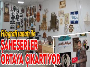 Filografi sanatı ile şaheserler ortaya çıkartıyor
