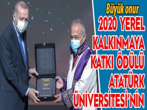 YÖK 2020 Üstün Başarı Ödülü Atatürk Üniversitesinin