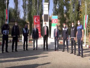 Zabıtalar Azerbaycana destek için hazırda bekliyor