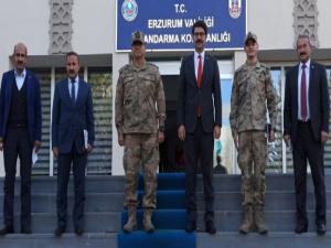 Aşkale heyetinden Jandarma Komutanlığına ziyaret