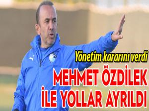BB Erzurumsporda Mehmet Özdilek ile yollar ayrıldı