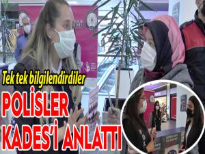 Erzurumda kadın polisler Kadın Acil Destek Uygulamasını anlattı