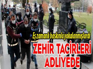 Erzurumda uyuşturucu taciri 12 şahıs adliyeye sevk edildi