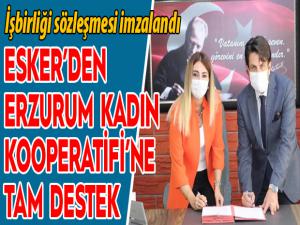 ESKERden Erzurum Kadın Kooperatifine tam destek