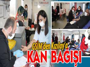 GSİMden Kızılaya kan bağışı