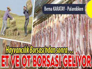 Hayvancılık Borsasından sonra
Et ve ot borsası geliyor