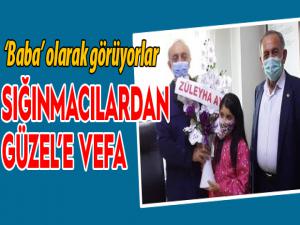 Sığınmacılardan ER-VAK Başkanı Erdal Güzele vefa