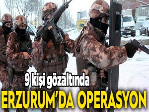 Erzurumda uyuşturucu operasyonu