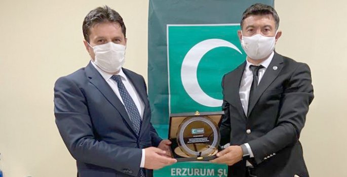 Yeşilay Erzurum Şube Başkanlığında görev değişimi