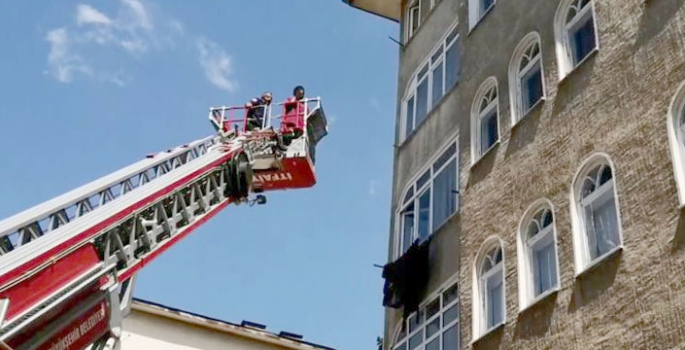 İtfaiye bebek için seferber oldu