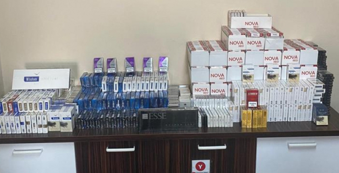 Aşkale'de kaçak sigara operasyonu