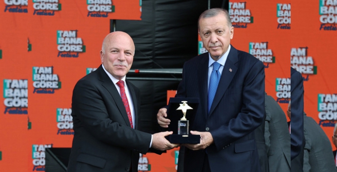 Erzurum’un zirve projelerine Cumhurbaşkanı Erdoğan’dan ödül