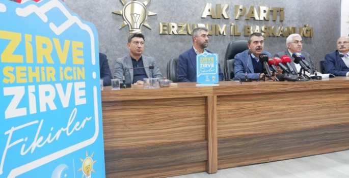 Bakan Tekin, "Zirve Şehir İçin, Zirve Fikirler" projesine ilk talebi yazdı