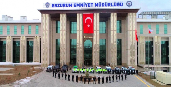 Erzurum’da asayiş berkemal