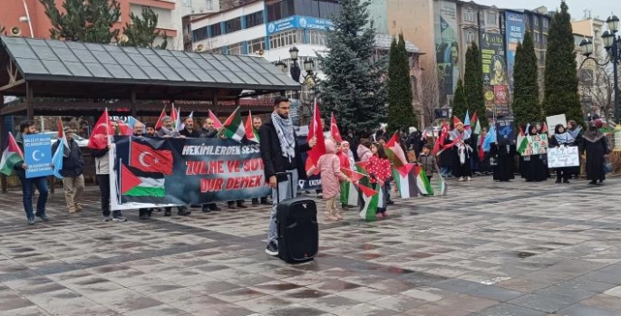 Erzurum’dan Gazze’ye selam olsun