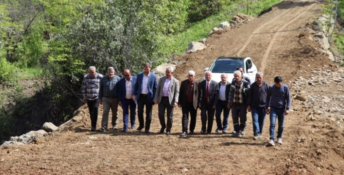 Köyde ulaşım çilesi bitiyor