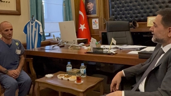 Çoban Şahin’den Uçar’a sürpriz ziyaret
