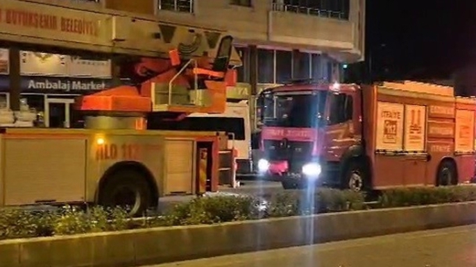 Ocakta unutulan yemek alarma geçirdi