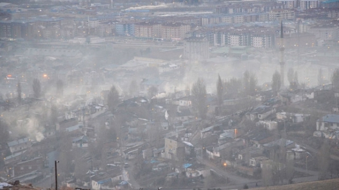 Erzurum’un havası tehlike sınırında