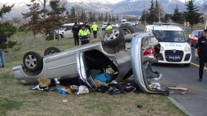 Kent merkezinde 10 ayda bin 428 trafik kazası