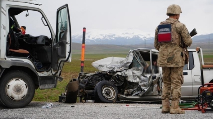 Jandarma bölgesinde bir yılda 255 trafik kazası