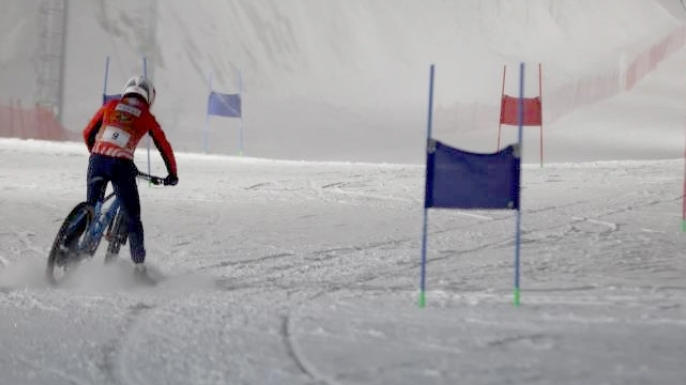 Snowbike Türkiye Şampiyonası nefes kesti