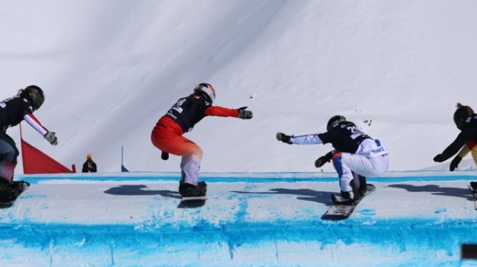 Erzurum’da Snowboard Dünya Kupası heyecanı