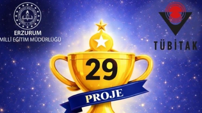 Erzurum, TÜBİTAK’ta 29 projeyle bölge birincisi