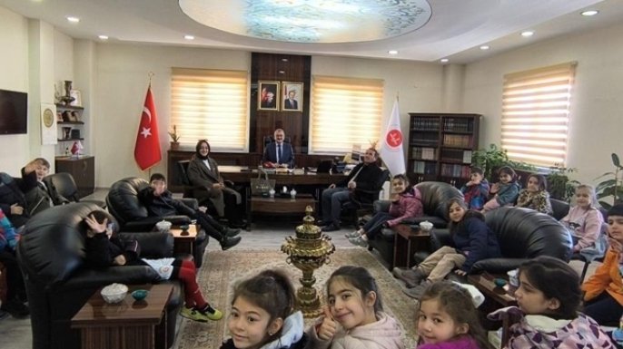 Müftülükte miniklerle ramazan sohbeti