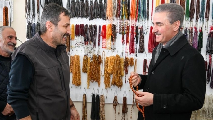 Vali Baruş'tan esnafa Ramazan ziyareti