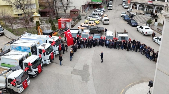 Yeni araç filosu dualarla tanıtıldı