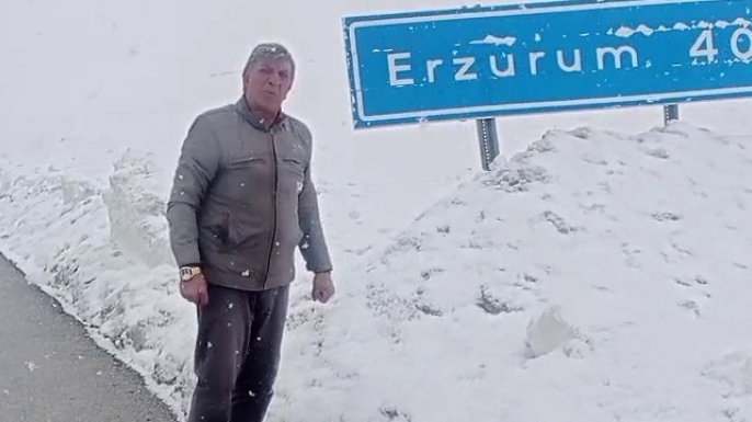 Bahar geldi kar ve tipi gitmedi