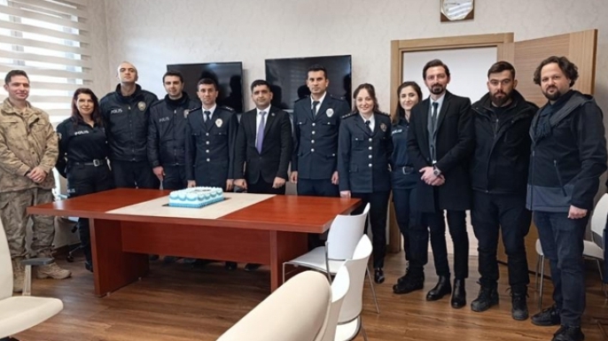 EMŞAV Pasinler’den Polis haftası ziyareti