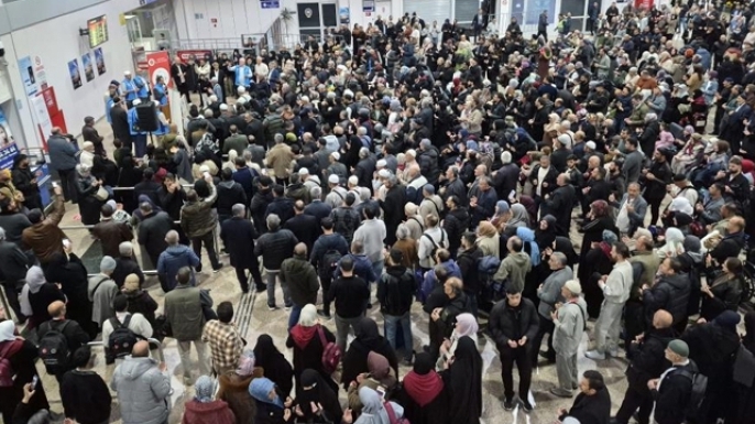Erzurum’da ilk hac kafilesi dualarla uğurlandı