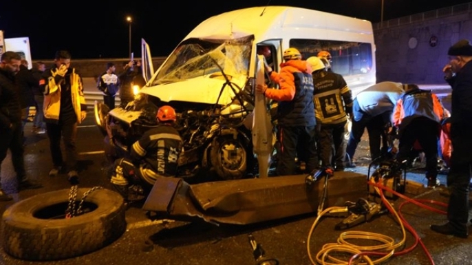 Erzurum'da zincirleme kaza: 5 yaralı